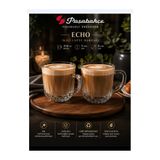 Paşabahçe ECHO 2 li Latte çay kupası cam kalıteli yeni ürün 300 cc hacım 9 cm boyu 8 cm çapı şık ürün