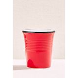 Paşabahçe Electrum Kırmızı Seramik Espresso Bardağı, Espresso Fincanı, 1 Adet