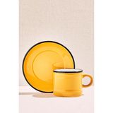 Paşabahçe Electrum Seramik Espresso Fincanı Sarı, Espresso Fincanı, 1 Adet