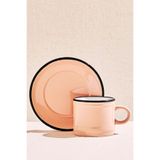 Paşabahçe Electrum Seramik Espresso Fincanı, Somon, 1 Adet