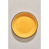 Paşabahçe Electrum Seramik Mini Tabak, 15 x 15 cm, Sarı