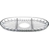 PAŞABAHÇE ELEGANT BÖLMELİ OVAL TABAK 163X278 MM 000-SEFFAF 1 OFSET HEDİYELİK KUTU 6 PAŞABAHCE