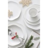 Paşabahçe Element Porselen Yemek Tabağı Beyaz