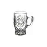 Paşabahçe Elmas Kulplu Çay Bardağı 155 cc 6 'lı 55881 - Beyaz - 155 ml