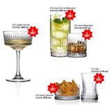 Paşabahçe Elysia 22 Parça Su Bardak - Meşrubat Bardağı ve Çerezlik Çeyiz Seti Takımı - Şeffaf - 210 ml