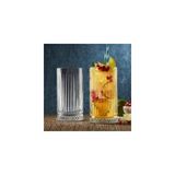 Paşabahçe Elysia 280 cc Şeffaf Cam Su ve Meşrubat Bardağı 4'lü Desenli Tasarım - 280 ml