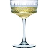 Paşabahçe Elysia 4'lü Kokteyl Sunum Bardağı Cam Desenli 260 ml Şeffaf 4 Parçalı Set