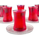 Paşabahçe Elysia 6'lı Çay Tabağı Şeffaf Malzeme ile Sofra Mutfak Gereçleri Seti