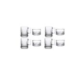 Pasabahce Elysia 8 Parça Kulplu Çay Bardağı Kupa Bardak ve Çerezlik Kase Seti 85285285285aybabastore