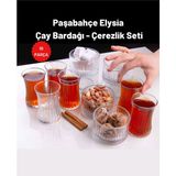 Paşabahçe Elysia Çay Bardağı Kase Çerezlik Seti - 10 Adet - 170 ml - Şeffaf