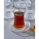 Pasabahce Elysia Çay Bardağı Takımı Riva Çay Tabağı 12 Parça Set