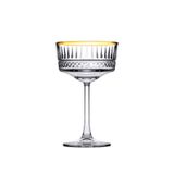 Paşabahçe Elysia Golden Şampanya Kadehi, 260 cc, Şeffaf, 4'lü Set