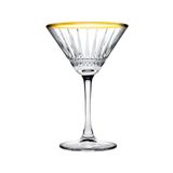 Paşabahçe Elysia Golden Touch Kokteyl Kadehi, Şeffaf, 220 C