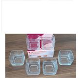 Paşabahçe Elysia Kare Çerezlik Reçellik Köşeli Tatlı Kasesi 250 cc 6 Adet 530138 - 250 ml