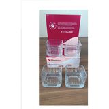 Paşabahçe Elysia Kare Çerezlik Reçellik Köşeli Tatlı Kasesi 250CC 4 Adet 530138 - 8 x 8 cm