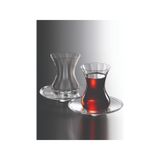 Paşabahçe EMİRGAN ( Beykoz ) Optikli 6'lı Çay Seti (Criystallin serisi)