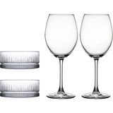Paşabahçe Enoteca Şarap Kadehi - Elysia Çerezlik Seti 4 Parça - 4 Adet - 615 ml - Şeffaf