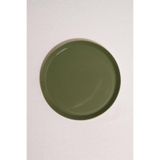 Paşabahçe Faroe Seramik Pasta Tabağı, 20 x 20 cm, Yeşil