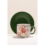 Paşabahçe Flora Porselen Çay Fincanı Pembe