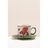 Paşabahçe Flora Porselen Çay Fincanı Turuncu