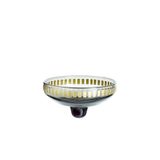 Paşabahçe Füme Omnia Nebula Tealight Mumluk, Cam, Standart