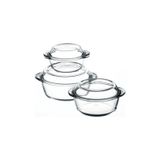 Paşabahçe Glassyou 3lü Yuvarlak Set Borcam