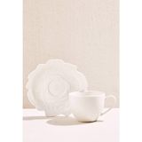 Paşabahçe Gül Porselen Çay Fincanı Beyaz, Çay Fincanı, 1 Adet