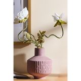 Paşabahçe Harbour No: 2 Seramik Dekoratif Vazo, 18 cm, Pembe