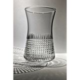 Paşabahçe Heybeli 6 Kişilik 12 Parça Çay Seti 160CC 42361 Antique Model - 160 ml - Şeffaf
