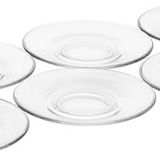 PAŞABAHÇE HEYBELI ÇAY TABAĞI 126 MM 6'LI HEDİYELİK KUTU