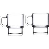 Pasabahce Hıll Fıncan Kupa 320 cc 2 Lı - Şeffaf - 320 ml