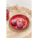 Paşabahçe Hisli Şeyler Kalp Tabak, 15 x 15 cm, Kırmızı