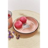 Paşabahçe Hisli Şeyler Saksı Tabak Açık Pembe 1 Adet