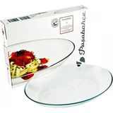 Paşabahçe Invitation Oval Servis Kayık Tabak Cam Malzeme 25x33x4 cm Şık Tasarım 10336