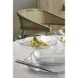 Paşabahçe Invitation Oval Tabak 17 cm, Şeffaf, 6'lı Set