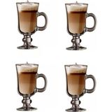 Paşabahçe İrish 4'lü Kuplu Latte Çikolata Bardağı