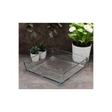 Paşabahçe Kare Premium Borcam Fırın Kabı, 4100 cc, 28,7 x 28,7 x 6,5 cm, Şeffaf
