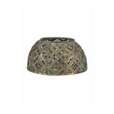 Paşabahçe Karo Metal Tealight Mumluk L, 15 x 15 cm, Çok Renkli
