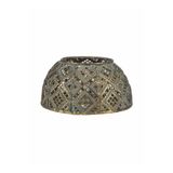 Paşabahçe Karo Metal Tealight Mumluk L, Çok Renkli, Dekoratif