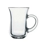 Paşabahçe Keyif Kulplu Çay Bardak 6 Parçalı Şeffaf Cam Desensiz 145 ml