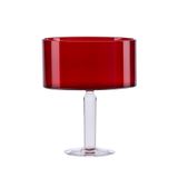 Paşabahçe Kırmızı Ayaklı Servis Tabağı, 18 cm