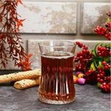 Paşabahçe Kristal Kesme Desenli Çay Bardağı Takımı 170 cc 6'lı - Şeffaf