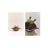 Paşabahçe Kuş Cenneti Mini Dekoratif Tabak Tekli 6x12 cm