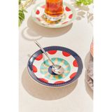 Paşabahçe Lacivert Sunflower Porselen Çay Tabağı