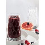 Paşabahçe Leafy Meşrubat Bardağı 450 cc 4 Adet - 450 ml - Şeffaf