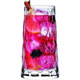 Paşabahçe Leafy Meşrubat Kokteyl Bardağı 345 cc 6 Adet Şık Tasarım ve Dayanıklı Malzeme - 345 ml - Şeffaf