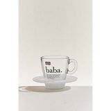 Paşabahçe Lügat 365 Baba Fincan Takımı - Şeffaf