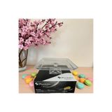 Paşabahçe Madlen Crystallin Ayaklı Kare Servis Tabağı 24 cm