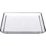 Paşabahçe Madlen Servis Tabağı 68683 Madlen Crystal Glass 24X24 - Çok Renkli - Standart