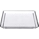 Paşabahçe Madlen Servis Tabağı 68683 Madlen Crystal Glass 24X24 - Çok Renkli